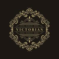 viktoriansk vintage prydnad bakgrund vektor