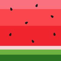 wassermelonenhintergrund und nahtloses muster, flaches design von grünen blättern und blumen- und wassermelonensaftillustration, frisches und saftiges fruchtkonzept der sommernahrung.