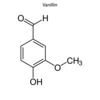 Skelettformel des chemischen Elements vektor