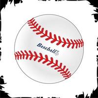 Vektorobjekte Illustration Baseball-Ball vektor