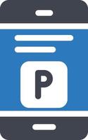 online parkering vektor illustration på en background.premium kvalitet symbols.vector ikoner för koncept och grafisk design.