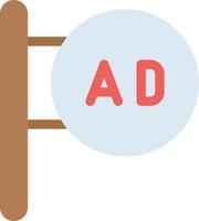 annonstavla vektorillustration på en bakgrund. premium kvalitet symbols.vector ikoner för koncept och grafisk design. vektor