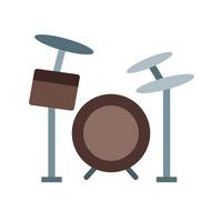 Symbol für Schlagzeuglinie vektor
