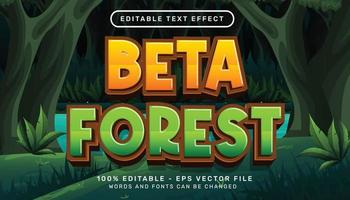 Beta-Wald 3D-Texteffekt und bearbeitbarer Texteffekt