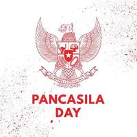 Pancasila Tag Illustration vektor