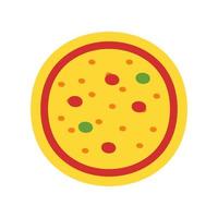 Symbol für die Pizzalinie vektor