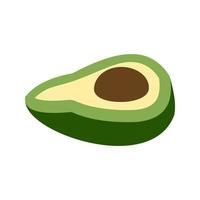 Symbol für Avocado-Linie vektor