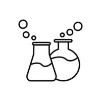 Chemie-Vektor für Website-Symbol-Icon-Präsentation vektor