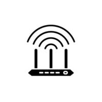 Abbildung Vektorgrafik des Router-Symbols vektor