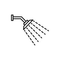 illustration vektorgrafik av dusch ikon vektor