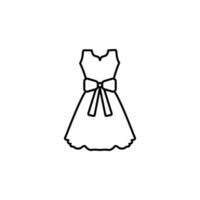 Abbildung Vektorgrafik Kleid-Symbol vektor