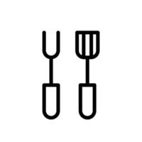 Illustrationsvektorgrafik des Grillsymbols vektor