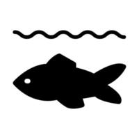 Abbildung Vektorgrafik Fisch-Symbol vektor