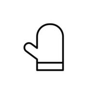 Illustrationsvektorgrafik des Handschuhsymbols vektor