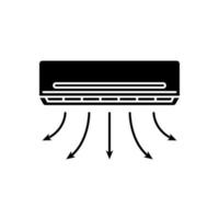 Illustrationsvektorgrafik der Symbolvorlage für Klimaanlagen vektor