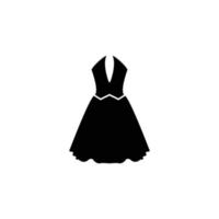 illustration vektorgrafik av klänning ikon vektor