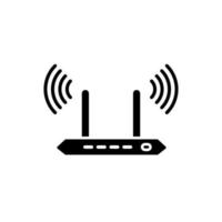 Abbildung Vektorgrafik des Router-Symbols vektor