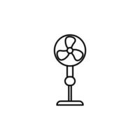 Abbildung Vektorgrafik Stand-Fan-Symbol vektor