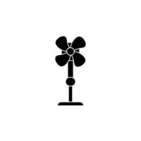 Abbildung Vektorgrafik Stand-Fan-Symbol vektor