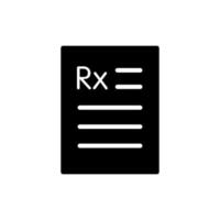 Abbildung Vektorgrafik des RX-Symbols vektor