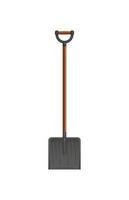 spade eller spade isolerad på vit bakgrund. arbetsredskap för utomhusaktiviteter, grävning, trädgårdsarbete. byggmaterial. vektor illustration