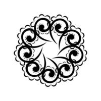 orientalisches Muster mit Arabesken und floralen Elementen. gut für Logos, Drucke und Postkarten. Vektor-Illustration vektor