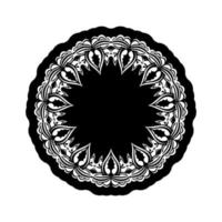 Mandala-Ornamente in Form einer Blume. gut für Speisekarten, Drucke und Postkarten. Vektor-Illustration vektor