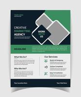 Corporate Flyer Template Design vektor