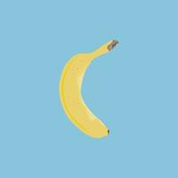 Hintergrundillustration von gelben Bananen, die vertikal auf blauem Hintergrund platziert sind vektor