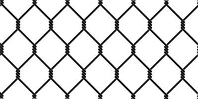 tråd staket mönster vektor