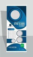 Rollup-Banner für die Augenklinik vektor