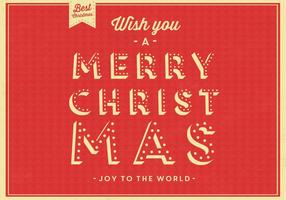 Joy to the World Christmas Vector Background