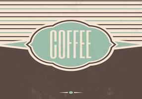 Vintage Coffee Vector Background