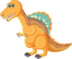 söt spinosaurus dinosaurie tecknad vektor