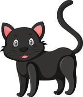 kleine süße Katze im Cartoon-Stil vektor