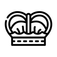 Krone Spanien König Symbol Leitung Vektor Illustration