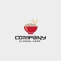 Food-Logo-Design-Konzept vektor