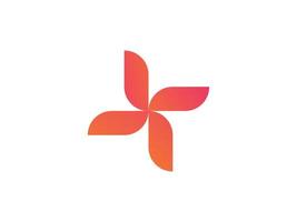kreativ blomma logotyp design. vektor blomma