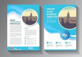 Flyer-Geschäftsvorlage für den Jahresbericht des Unternehmens vektor