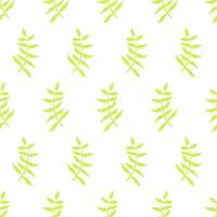 florales abstraktes Muster. hellgrüne pflanzen auf einem muster für tapeten, textilien, stoffe. vektor