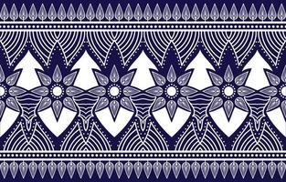 dekorativer abstrakter geomatrischer ethnischer orientalischer mit floralem Muster traditionelles, abstraktes Hintergrunddesign für Teppich, Tapete, Kleidung, Verpackung, Batik, Stoff, traditioneller Druckvektor
