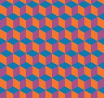 isometrisk kub mönster bakgrund vektor