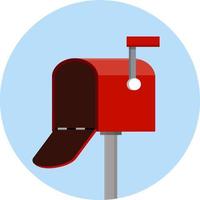 öppna brevlådan. mail och meddelande. vektor