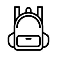 Rucksack-Icon-Vorlage vektor