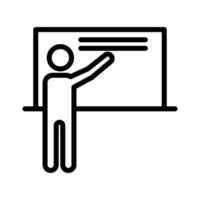 Lehrer-Icon-Vorlage vektor