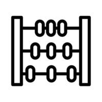 abacus ikon mall vektor