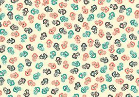 Retro Floral Vector Background