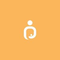 Schwangere und Kind-Logo-Design-Vorlage vektor