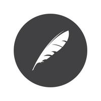 quill logotyp vektor illustration design