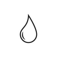 Wassertropfen-Logo-Vektor-Illustration-Design vektor